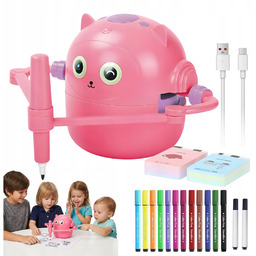 Robot Rysujący Edukacyjny Edukacja Wczesnoszkolna Zabawka +100 Kartek