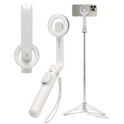 SPIGEN Uchwyt selfie S571W MagSafe Bluetooth Tripod Beżowy