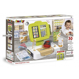 Smoby: Kasa elektroniczna mała ze skanerem