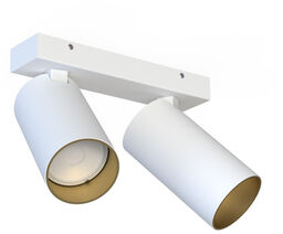 Reflektor sufitowy natynkowy MONO II WHITE GOLD szer.