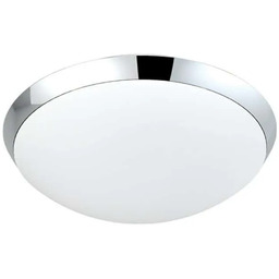 Plafon do łazienki okrągły IP44 RITA biały+chrom AZ1307
