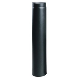 Rura 130 1m kominowa spalinowa stalowa gruba 2mm