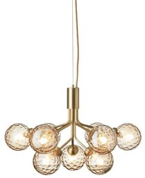 Nuura Aps - Apiales 9 Chandelier Brushed Brass/Optic