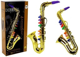 Zabawkowy Saksofon instrument w kolorze złotym