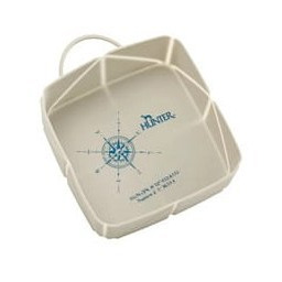 Hunter List Składana Silikonowa Miska Podróżna Beżowa 590ml