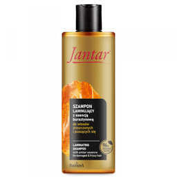 JANTAR Szampon laminujący do włosów zniszczonych i puszących