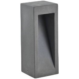 Viokef Słupek oświetleniowy LED Style, betonowy, szary