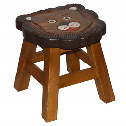 Drewniay Taboret stołek dla dziecka drewno akacjowe tekowe
