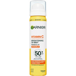 Garnier Vitamin C rozświetlająca, niewidoczna mgiełka UV