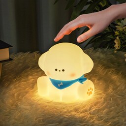 Lampka nocna Led Usb z ściemnianiem, czerwona, retro