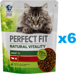 PERFECT FIT Natural Vitality adult 1+ z Wołowiną