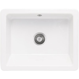 DEANTE Zlewozmywak jednokomorowy Sabor ZCB 610H Biały 48.5x61.5