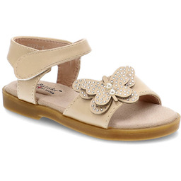S.Barski Beżowe Sandały Wygodne Dziecięce Buty