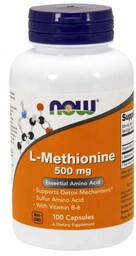 NOW Foods L-Metionina 500 mg