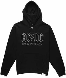 bluza męska DIAMOND AC/DC BACK IN BLACK HOODIE