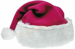 Czapka Mikołaja ciemnoróżowa