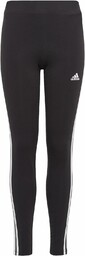 adidas Essentials 3-Stripes Legginsy, Black/White, 140