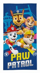 Detexpol Ręcznik dziecięcy 70x140 Psi Patrol granatowy brązowy