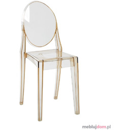 Krzesło K2-FX(A) Bursztynowy transparentny