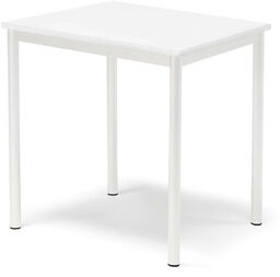 Stół BORÅS, 700x600x720 mm, laminat biały, biały