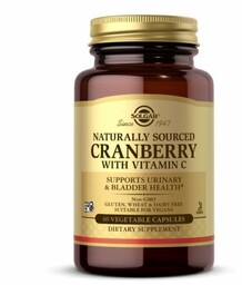 SOLGAR Cranberry with Vitamin C - Żurawina -