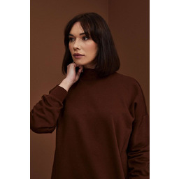 Prosta sukienka z golfem-XS