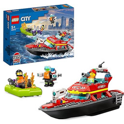 LEGO 60373 City Łódź strażacka, Unosi się