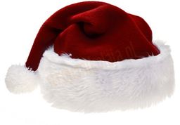Czapka Mikołaja bordowa