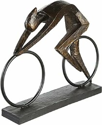 Casablanca dekoracyjna figurka rzeźba Racer rower kierowcy -