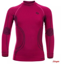 Brubeck Koszulka Termoaktywna Junior LS11450 - Jagodowy