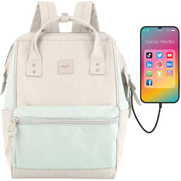 Himawari plecak sportowy do szkoły z portem USB
