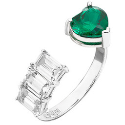 Biżuteria CHIARA FERRAGNI J19AUV35012. Pierścionek, Kolor zielony. Kobieta.