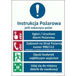Instrukcja PPOŻ piktogram
