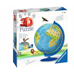 Puzzle 3D Kula: Dziecinny globus 12338