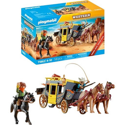 PLAYMOBIL 71862 zestaw promocyjny, napad na dyliżansa, zabawka