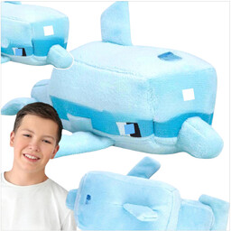 DUŻA MASKOTKA MINECRAFT DELFIN Z GRY WODNY ŚWIAT