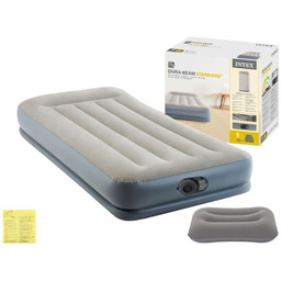Materac Dmuchany Jednoosobowy 99x191x30 Intex 64116ND z Pompką