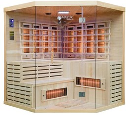 Sauna na podczerwień 180X180X200CM MO-EA4CR Infrared Mazur