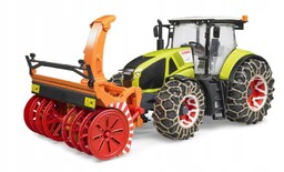 Bruder traktor Claas z pługiem śnieżnym 03017