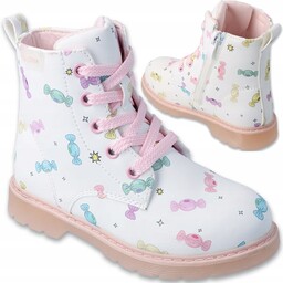 Befado Buty Wiosenne Przejściowe Botki Dziewczęce Glany 28