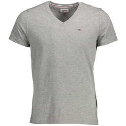 MĘSKA KOSZULKA Z KRÓTKIM RĘKAWEM TOMMY HILFIGER SZARY