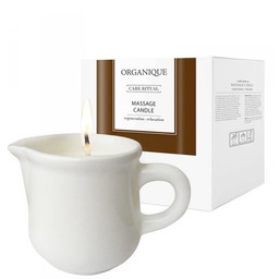 ORGANIQUE Świeca do masażu w dzbanuszku z masłem