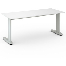 Biurko PRIMO FLEXIBLE, 180x80 cm, biały