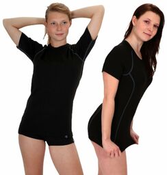 PRO NANO T-shirt krótki rękaw .damskie .XS .czarny