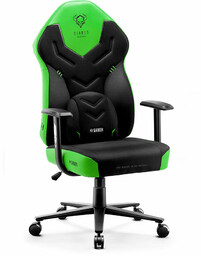 Fotel gamingowy materiałowy Diablo X-Gamer 2.0 Green Emerald: