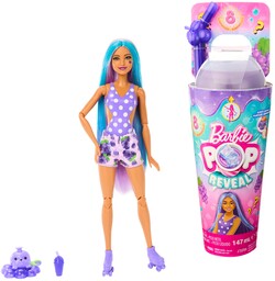Lalka Barbie Pop Reveal Owocowy sok, fioletowa