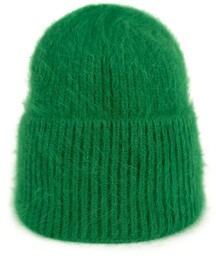 Czapka Damska Młodzieżowa Beanie Podwijana Zimowa Angora Ciepła