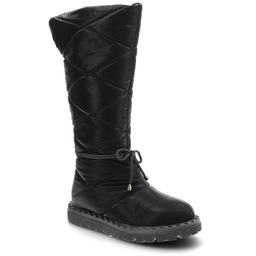 Artiker Czarne Kozaki Ocieplane Buty Damskie