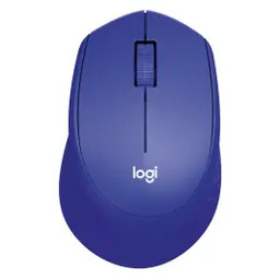 Logitech M330 Silent Plus Niebieski Myszka komputerowa