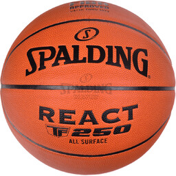 Spalding TF250 7 Fiba Piłka Do Koszykówki Skóra